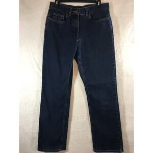 Casual Corner Stretch Straight Leg Blue Jeans Women's‎ Size 8